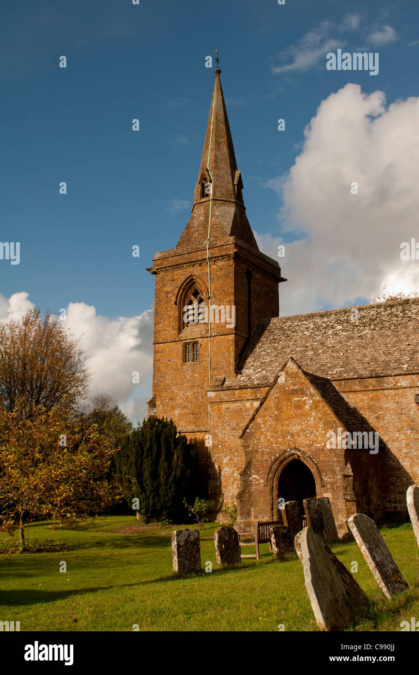 St. Botolph`s Church, Farnborough, Warwickshire, England, UK Stock Photo